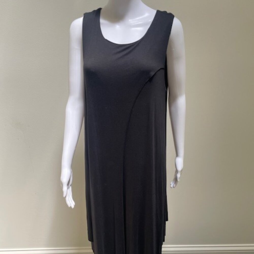 Soft Surroundings Petite XL Black Tank Style Hi-Low Dress